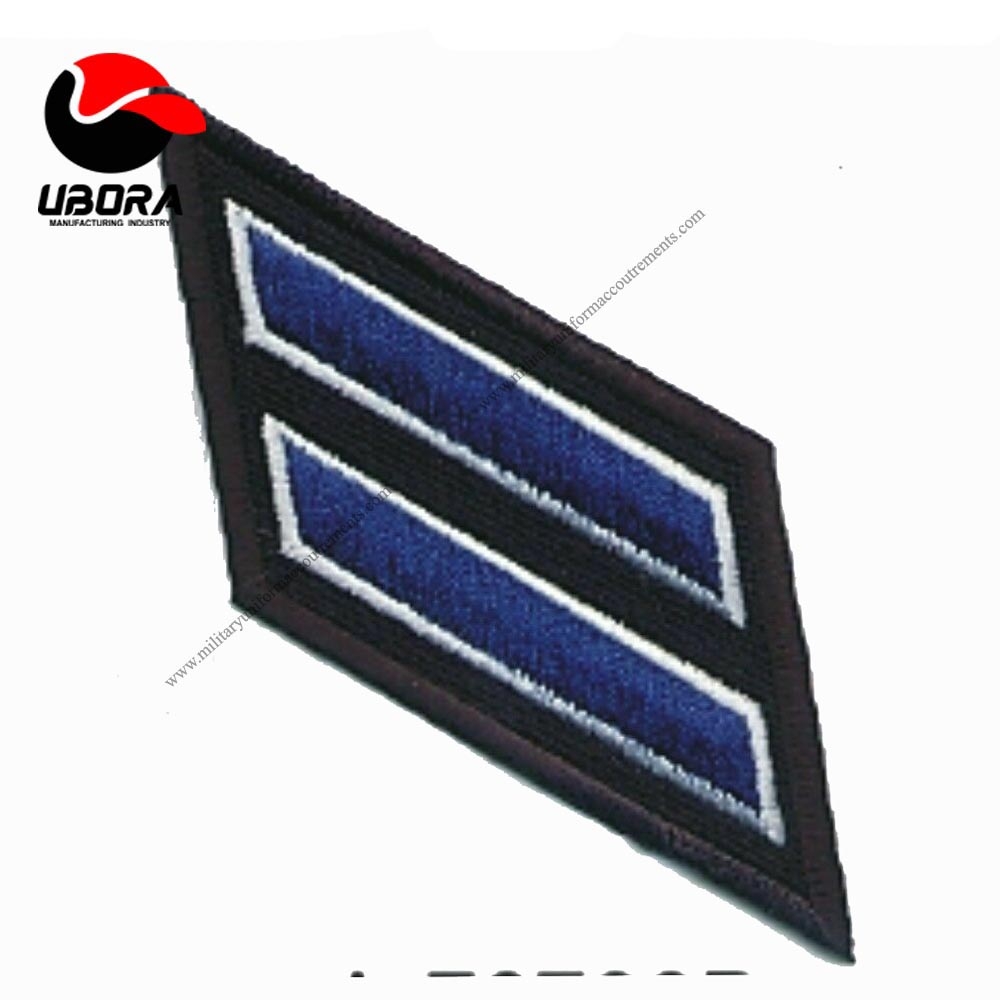 Two Stripe 10 Ten Year Service Stripes Right Embroidery Patch